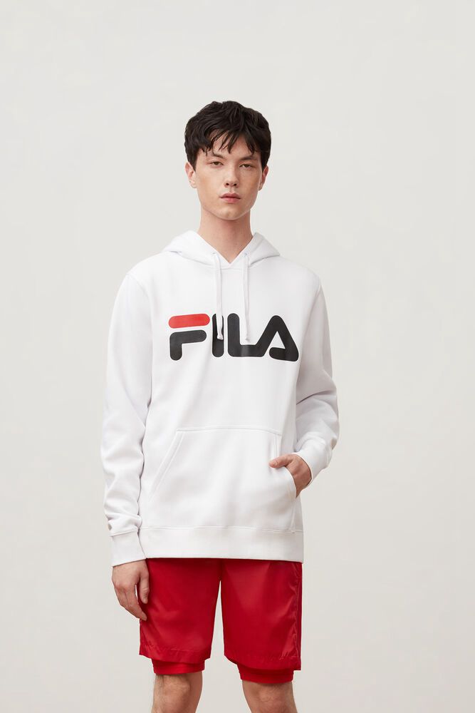 Fila Miesten Huppari Flori Valkoinen - VEUO-43170